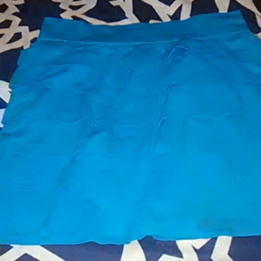 A bule skirt